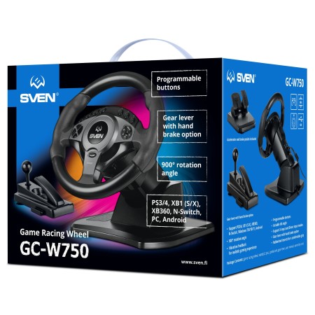 Игровой руль SVEN GC-W750 (SV-021436) черный