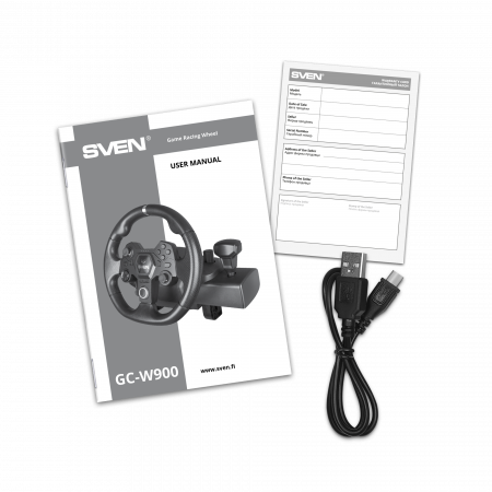 Игровой руль SVEN GC-W900 (SV-019686) черный