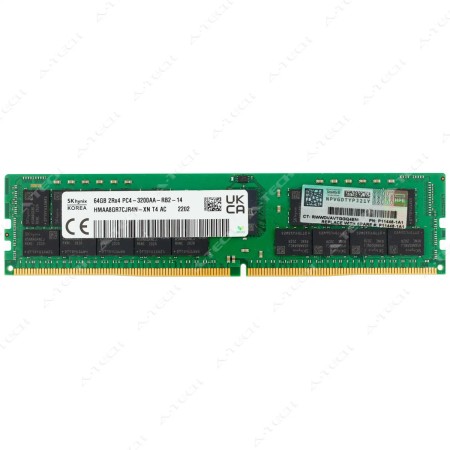 Оперативная память HPE P07650-B21 64 ГБ зеленый