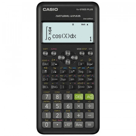 Калькулятор инженерный CASIO FX-570ESPLUS-2WETD черный