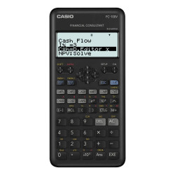 Калькулятор бухгалтерский CASIO FC-100V-2-W-ET черный