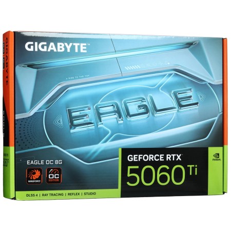 Видеокарта GIGABYTE GeForce RTX 5060 Ti EAGLE OC (GV-N506TEAGLE OC-8GD) 8 Гб черный