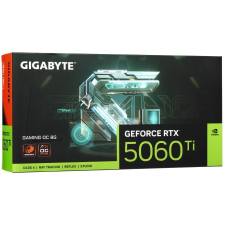 Видеокарта GIGABYTE GeForce RTX 5060 Ti GAMING OC (GV-N506TGAMING OC-8GD) 8 Гб черный