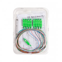 Сетевая розетка PLC А-Оптик (PLC splitter G657A1 SC/APC 1/8) белый
