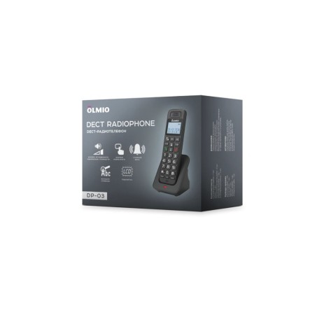 IP-телефон Olmio DP-03 (47360) черный
