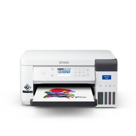 Принтер сублимационный Epson SureColor SC-F100 (C11CJ80302) белый (без кабеля USB)