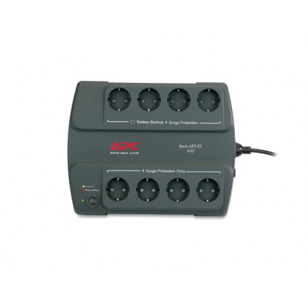 ИБП APC Back-UPS 400 (BE400-GR) черный (С АККУМУЛЯТОРОМ)