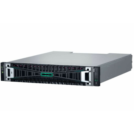 Система хранения данных HPE MSA SFF 2x32Gb FC 4‑port Controller 12x1.92TB SSD 4x32Gb SFP FC XCVR 23TB (P79245-B25) белый