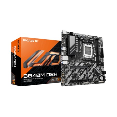 Материнская плата GIGABYTE B840M D2H черный