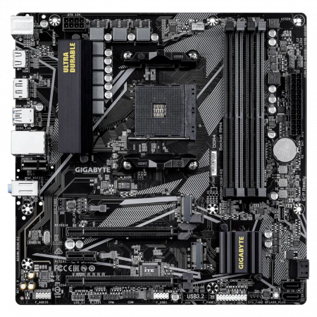 Материнская плата Gigabyte B550M DS3H R2 черный