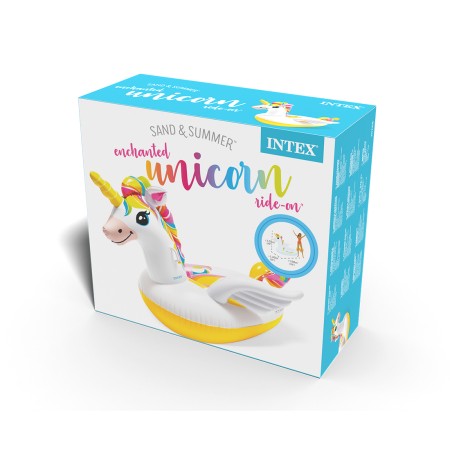 Игрушка надувная Intex Единорог 57561NP белый