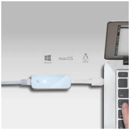 Wi-Fi адаптер Tp-Link UE200 (UE200(UN)) голубой