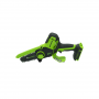 Аккумуляторная цепная пила Greenworks G24MCS10K2 (2008207UA) зеленый С АККУМУЛЯТОРАМИ