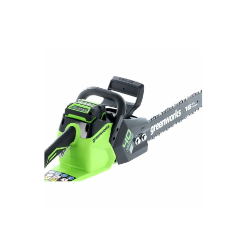 Аккумуляторная цепная пила Greenworks 2005807UB (2005807UB) зеленый С АККУМУЛЯТОРАМИ