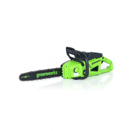 Аккумуляторная цепная пила Greenworks 2008807UB (2008807UB) зеленый С АККУМУЛЯТОРАМИ