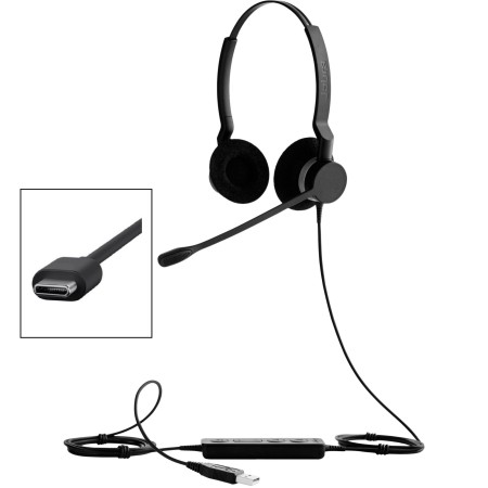 Наушники Jabra BIZ 2300 Duo (2399-823-189) черный