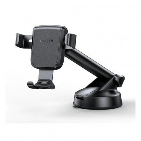 Держатель для телефона Ugreen LP200 Gravity Phone Holder with Suction Cup (60990B) черный