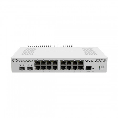 Маршрутизатор MikroTik CCR2004-16G-2S+PC (16xGb LAN, 2xSFP+, 128Mb, ARM, USB 3.0) белый