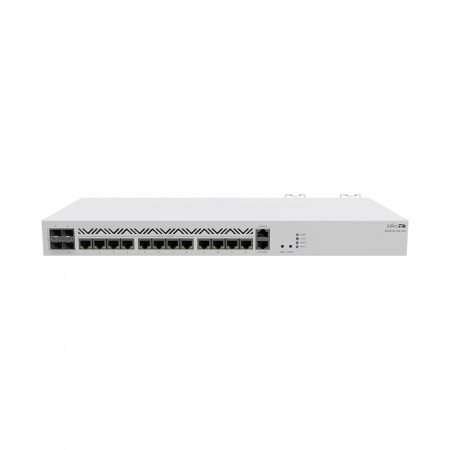 Маршрутизатор MikroTik CCR2116-12G-4S+ (13хGLAN, 4хSFP+, RAM 16Gb, Storage 128Mb, ARM 64bit) белый