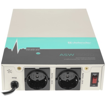 Стабилизатор напряжения Defender ASW 1500D (99046) белый