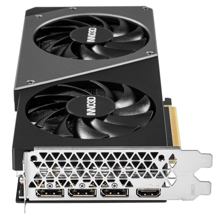 Видеокарта INNO3D GeForce RTX 4060 Ti TWIN X2 (N406T2-08D6-171153N) 8 Гб черный