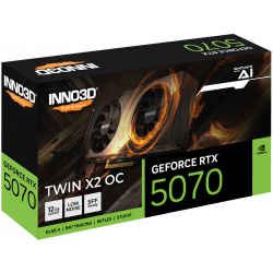 Видеокарта Inno3D GeForce RTX 5070 TWIN X2 OC (N50702-12D7X-195064N) черный