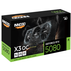 Видеокарта Inno3D GeForce RTX 5080 X3 OC (N50803-16D7X-17603930) черный