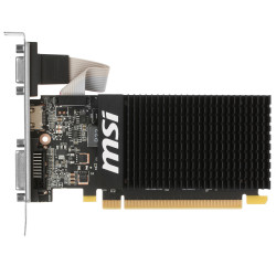 Видеокарта MSI GeForce GT 710 Silent LP (GT 710 2GD3H LP) черный