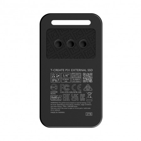 2000 ГБ Внешний SSD диск TeamGroup CinemaPr P31 (TPSEFY002T0C302) черный
