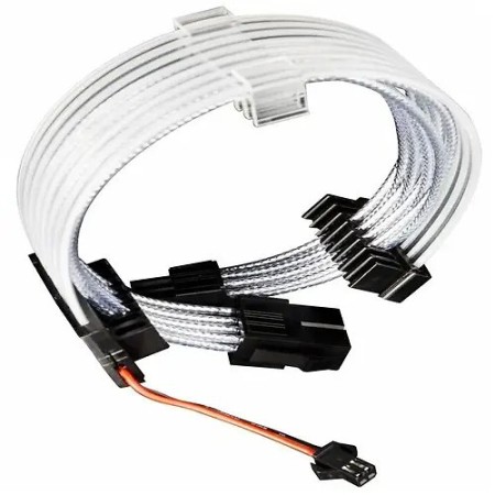 Кабель 8(6+2)-pin PCI-E 1st Player MC-8PIN-01 белый