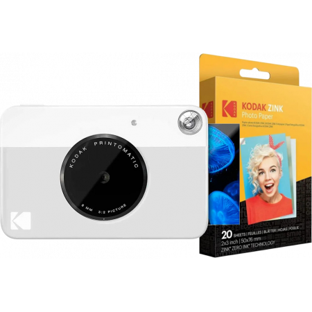 Фотоаппарат моментальной печати Kodak PRINTOMATIC (RODOMATICGR+RODZ2X320) серый