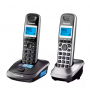 Радиотелефон PANASONIC KX-TG2512 (RU2) темно-серый/серый металлик