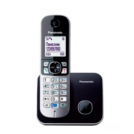 Радиотелефон PANASONIC KX-TG6811 (RUB) черный