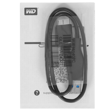 2 ТБ Внешний жесткий диск Western Digital My Passport (WDBYVG0020BBK-WESN) черный