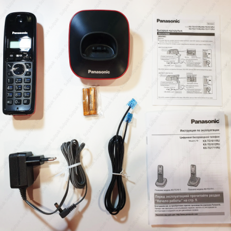 Радиотелефон PANASONIC KX-TGB610 (RUR) красный