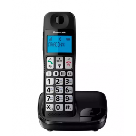 Радиотелефон PANASONIC KX-TGE110 (UCB) черный