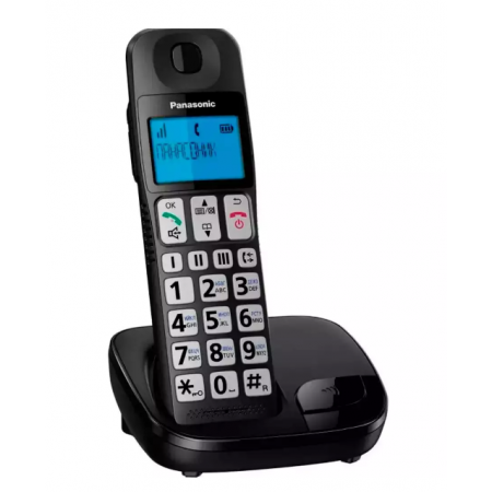Радиотелефон PANASONIC KX-TGE110 (UCB) черный