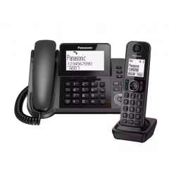 Радиотелефон PANASONIC KX-TGF310 (RUM) черный металлик