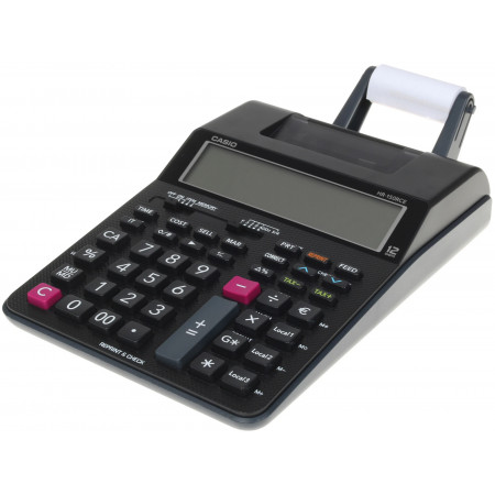 Калькулятор бухгалтерский CASIO HR-150RCE-WA-EC черный