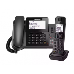 Радиотелефон PANASONIC KX-TGF320 (RUM) черный