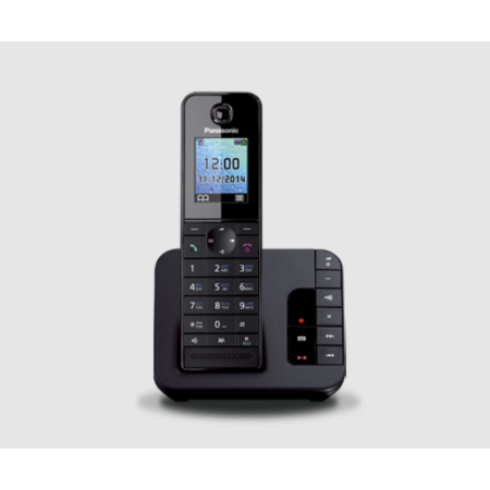 Радиотелефон PANASONIC KX-TGH220 (RUB) черный