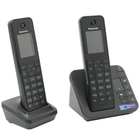 Радиотелефон PANASONIC KX-TGH222 (RUB) черный