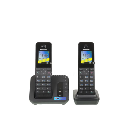Радиотелефон PANASONIC KX-TGH222 (RUB) черный
