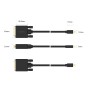 Кабель Mini Display-DVI ORICO (XD-MDTD-10-BK-BP) 1 м черный
