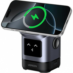 Беспроводное зарядное устройство Ugreen W709 45775 for IPhone + AirPods (45775) серый