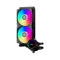 Система водяного охлаждения PCCooler DA240 ARGB BK (DA240-BKAWXX-GL) черный