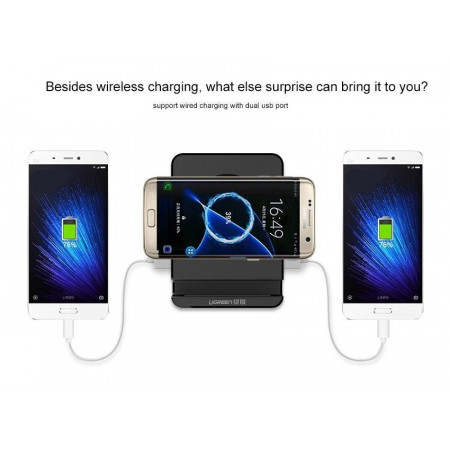 Беспроводное зарядное устройство Ugreen CD121 (UG-30385) черный