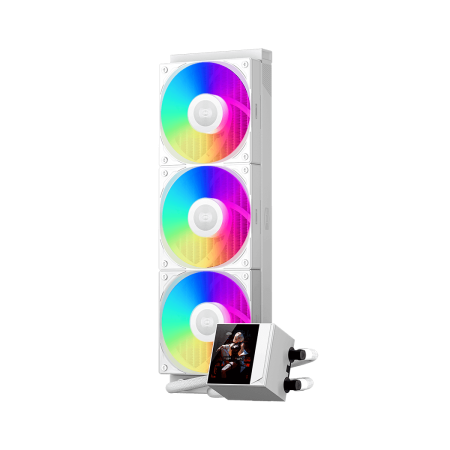 Система водяного охлаждения PCCooler DC360 Pro ARGB Display WH (DC360Pro-WHAWXY-GL) белый