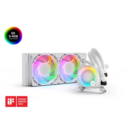Система водяного охлаждения EKWB EK-NUCLEUS AIO CR240 LUX D-RGB белый