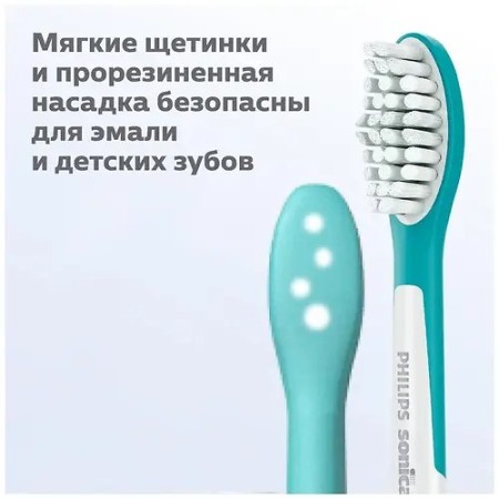 Набор сменных насадок Philips HX6042/33 голубой